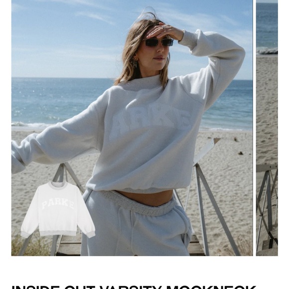 Parke Varsity Mockneck inside out - Picture 2 of 2